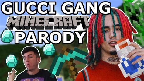 gucci gang minecraft lyrics